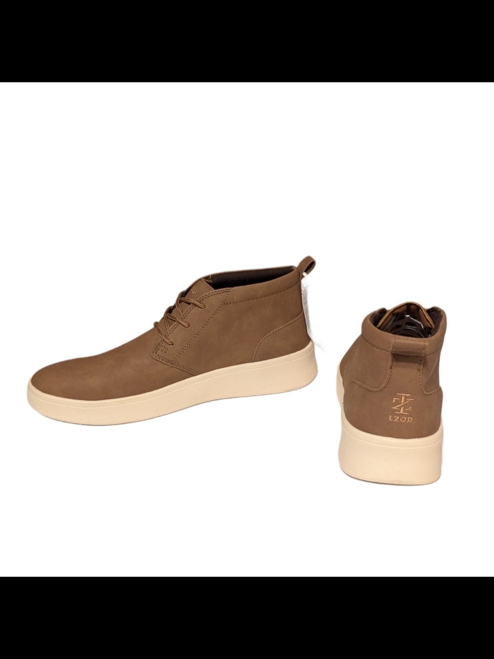 IZOD Palmer Chukka Boots Mens 8M Brown Memory Foam Lace Up Casual Shoes 1815298 - Picture 8 of 10